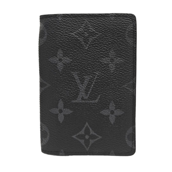 Monogram Coated Canvas Card Holder Mini Black