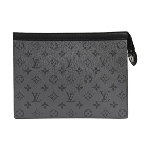 Pochette Voyag MM Monogram Coated Canvas Gray