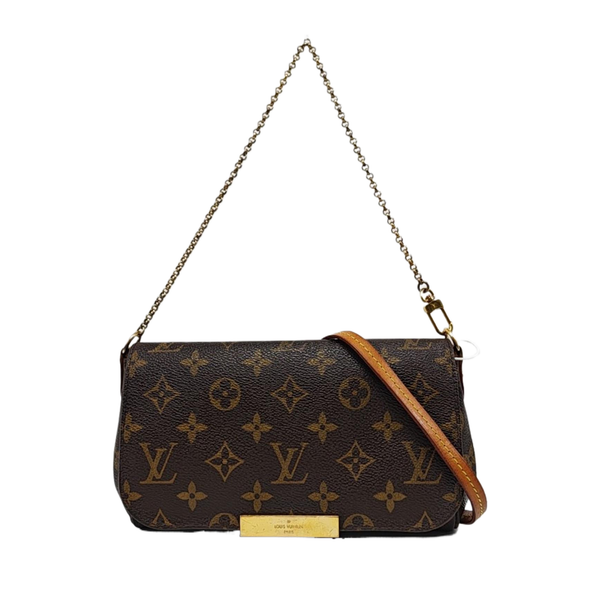 FAVORITE PM Monogram Coated Canvas Brown