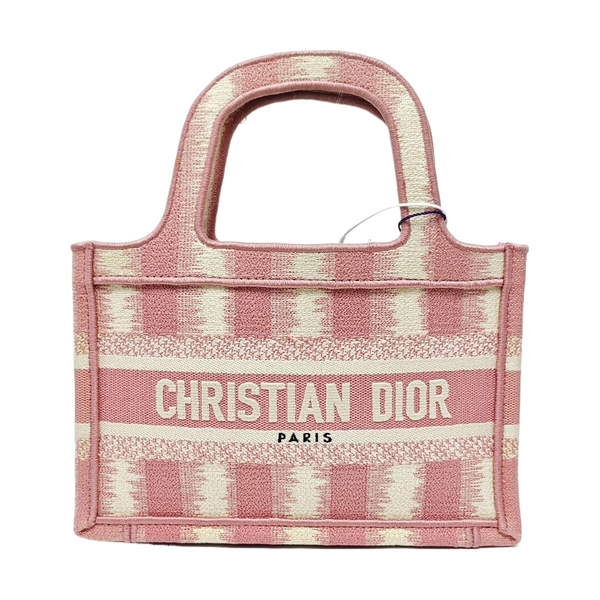 Bolso Tote Mini de Tela Rosa