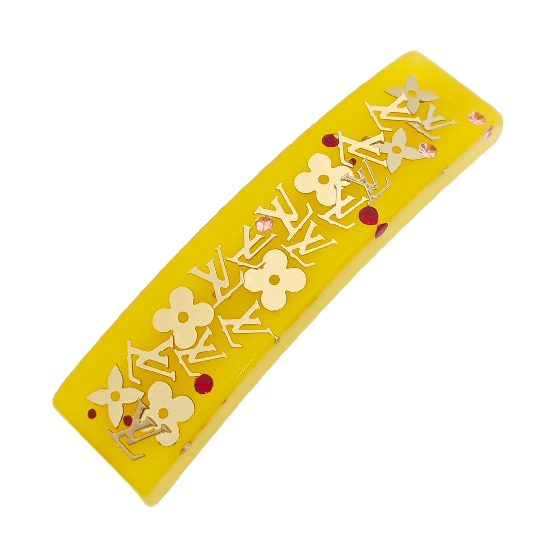 Synthetic Hair Clip Yellow