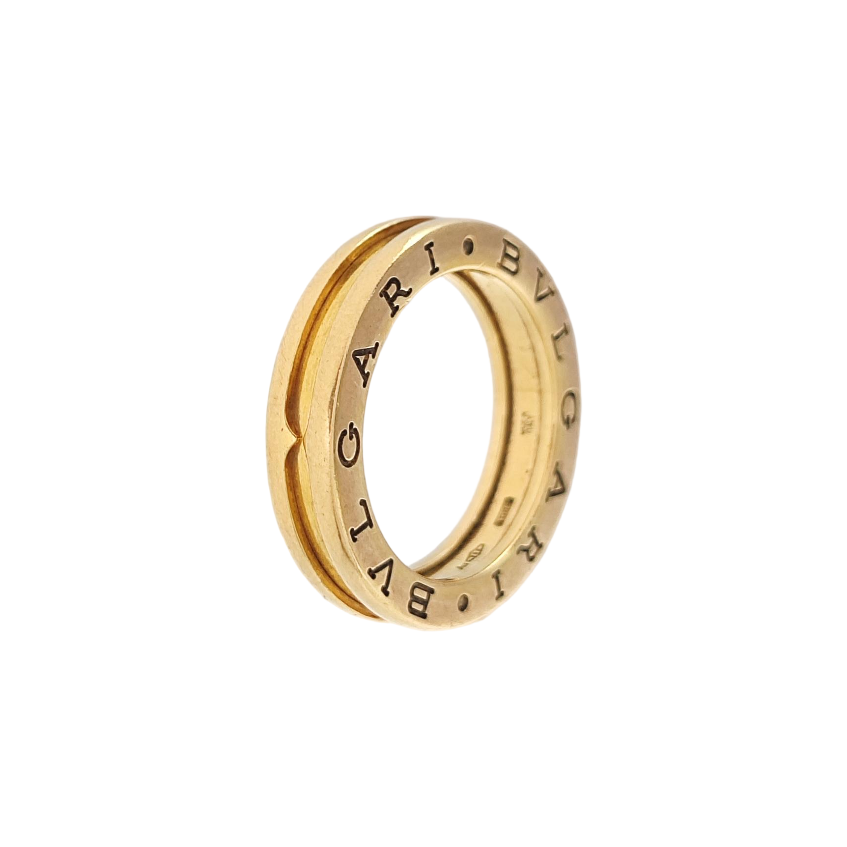 B.ZERO1 18k Rose Gold Ring EU 52
