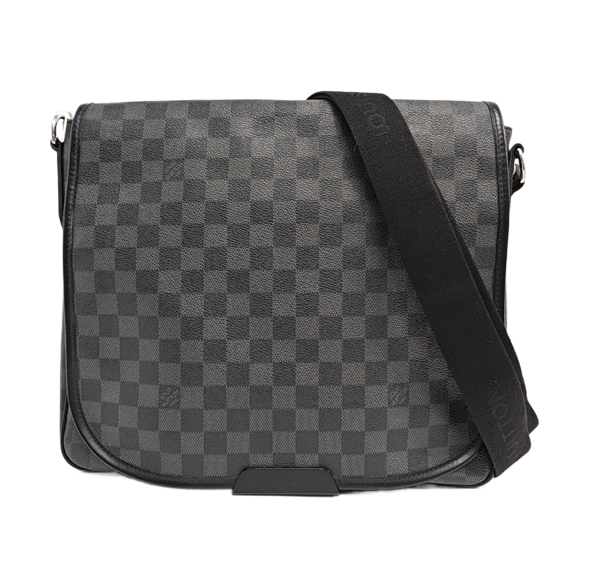 DANIEL Damier Graphite Coated Canvas Gray