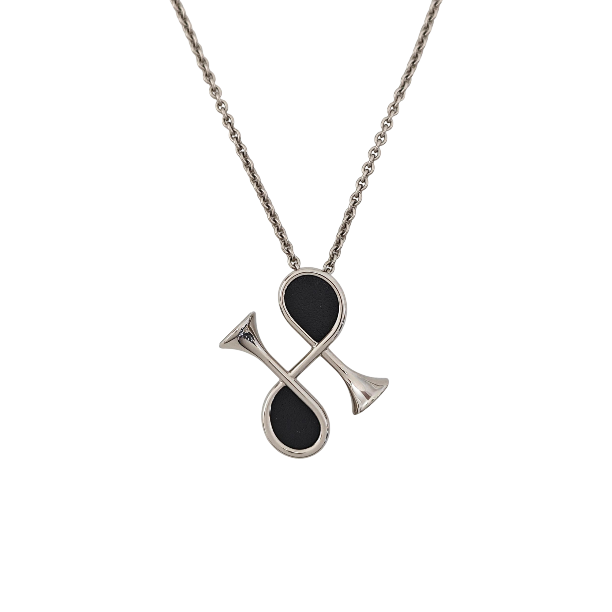Cor H Cor Baroque Metal Silver Necklace