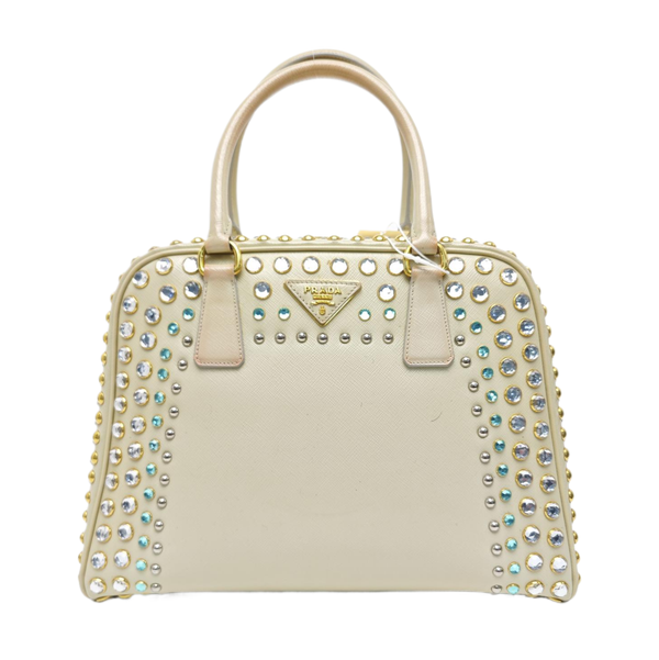 Pyramid Saffiano Calfskin Yellow