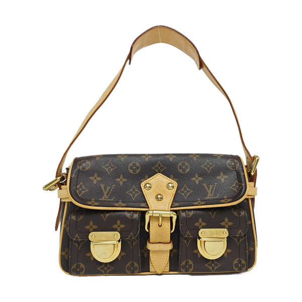 HUDSON PM Monogram Coated Canvas Brown