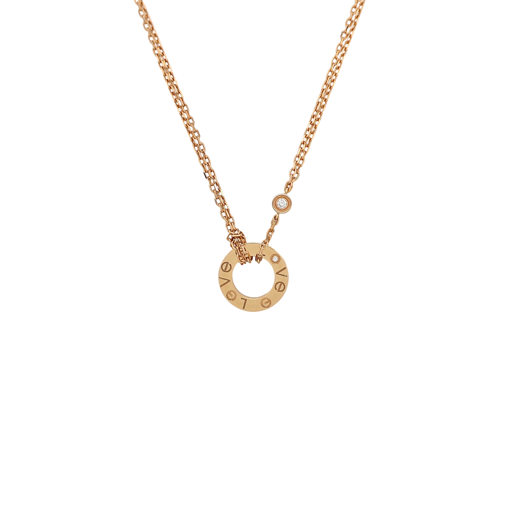 LOVE 18k Rose Gold Necklace