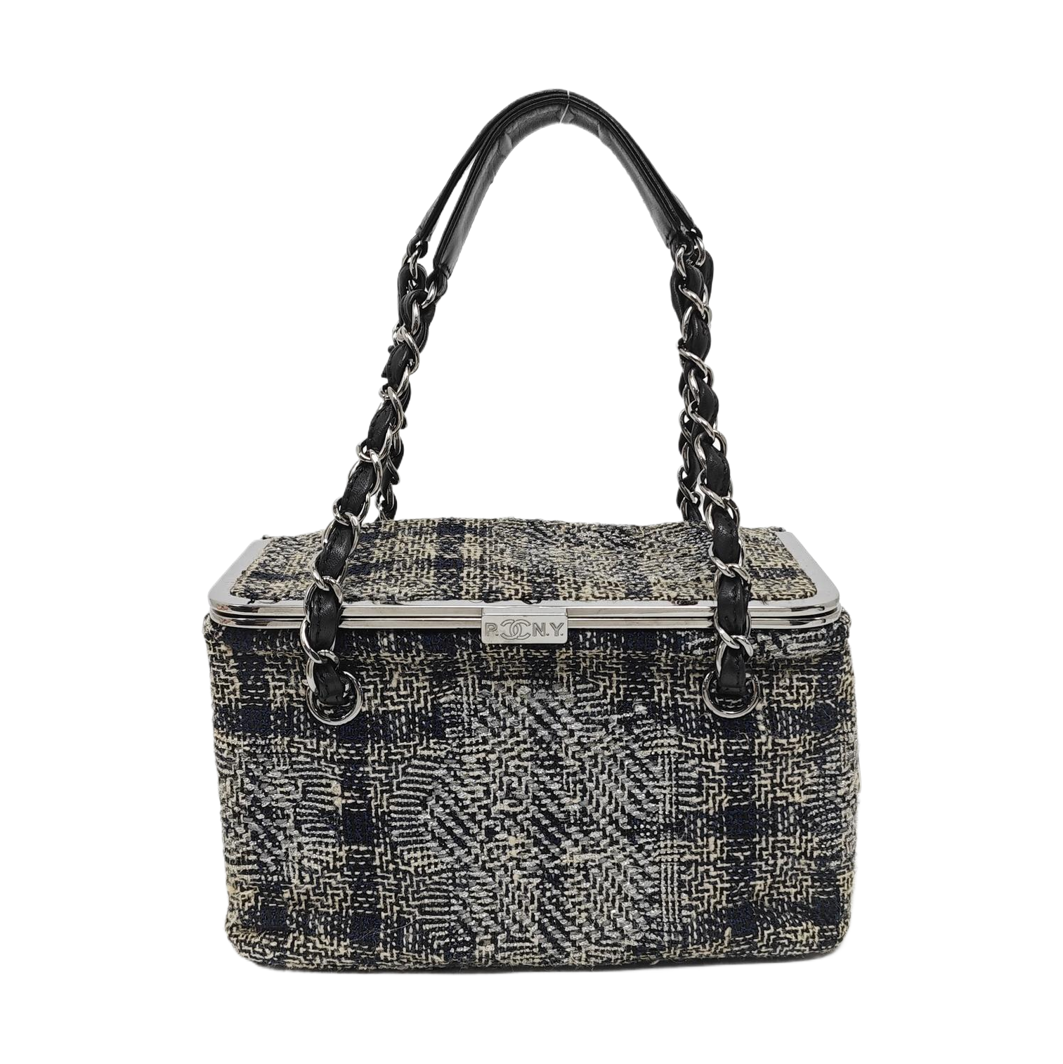 Fabric Top Handle Bag Multicolor
