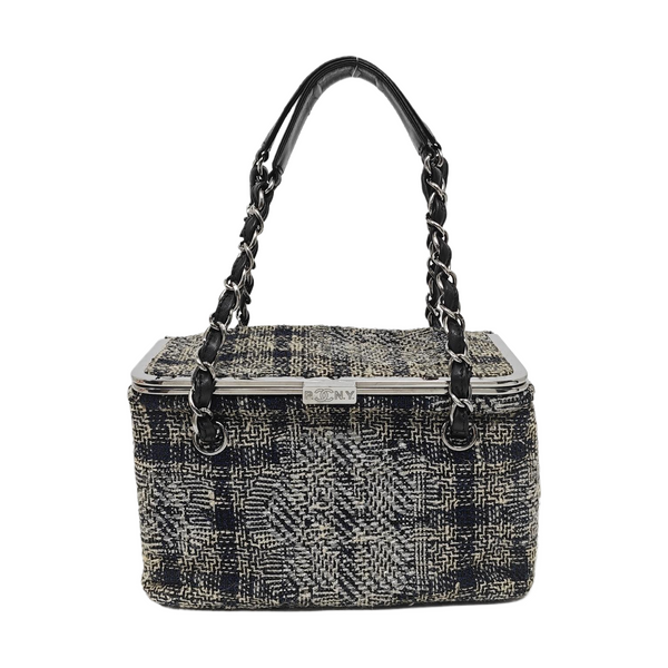 Fabric Top Handle Bag Multicolor