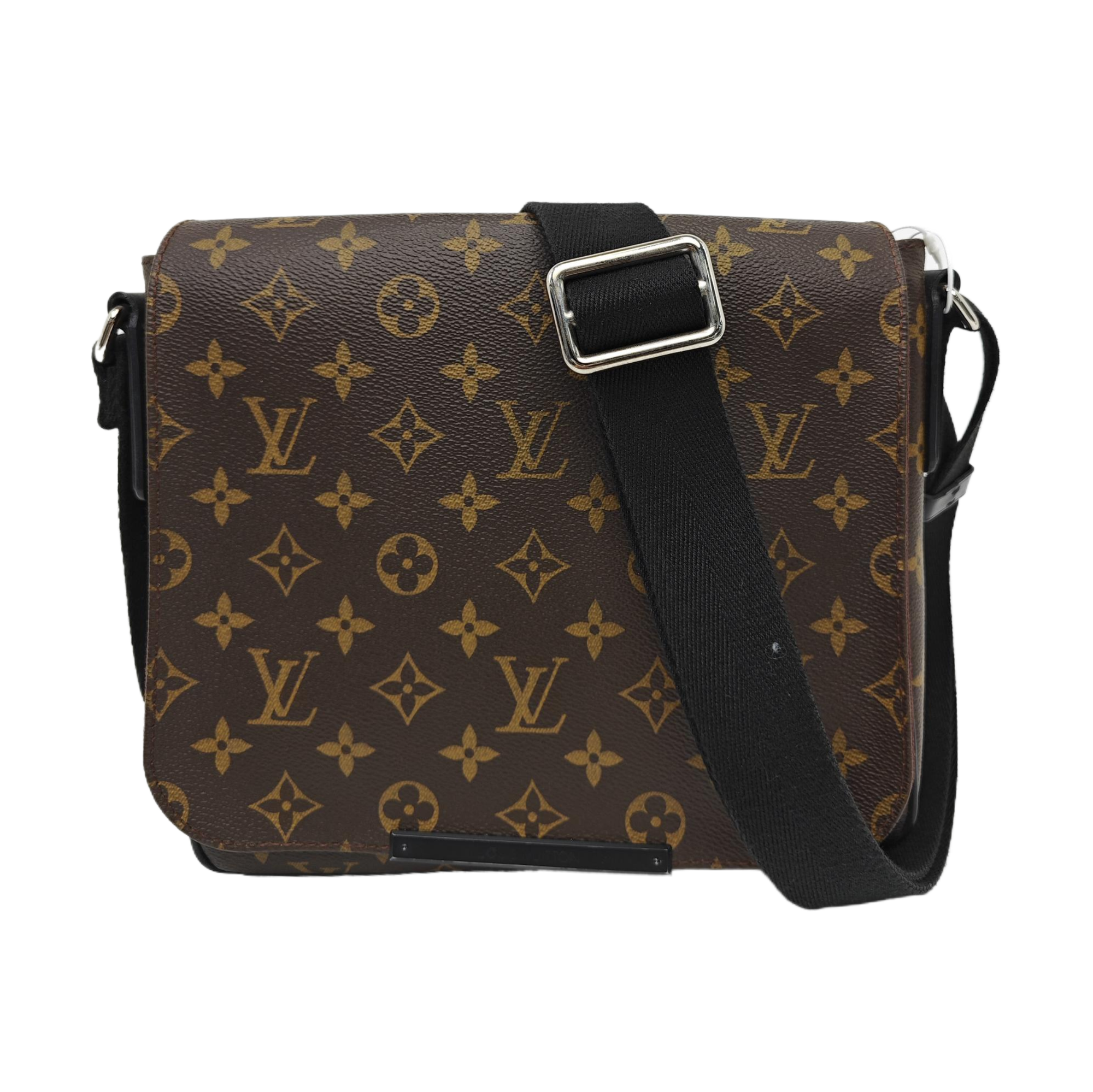 DISTRICT PM Monogram Coated Canvas Brown