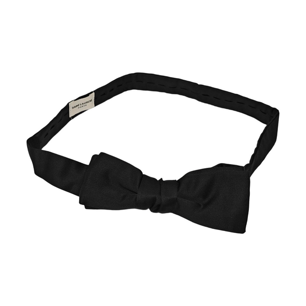 Mulberry Silk Bow Tie Black