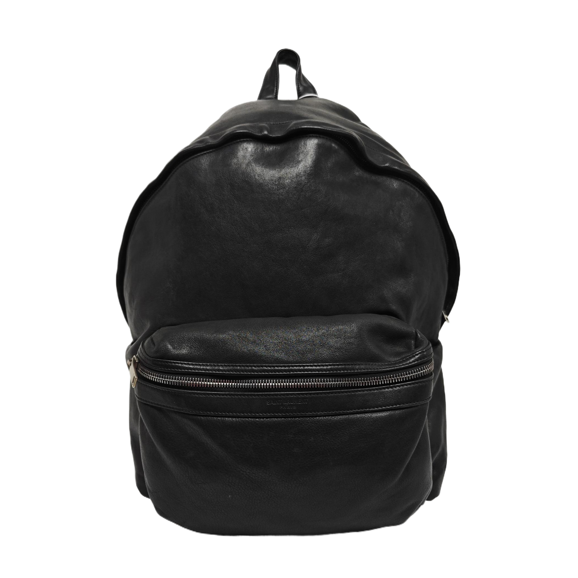 Calfskin Backpack Black