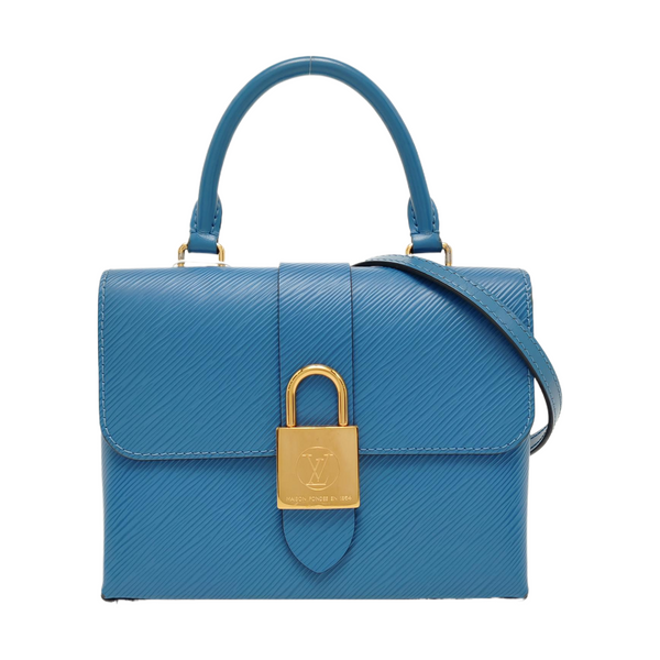 Authenticated pre-owned  LOCKY Epi Blue - Shoulder Bag at Looply