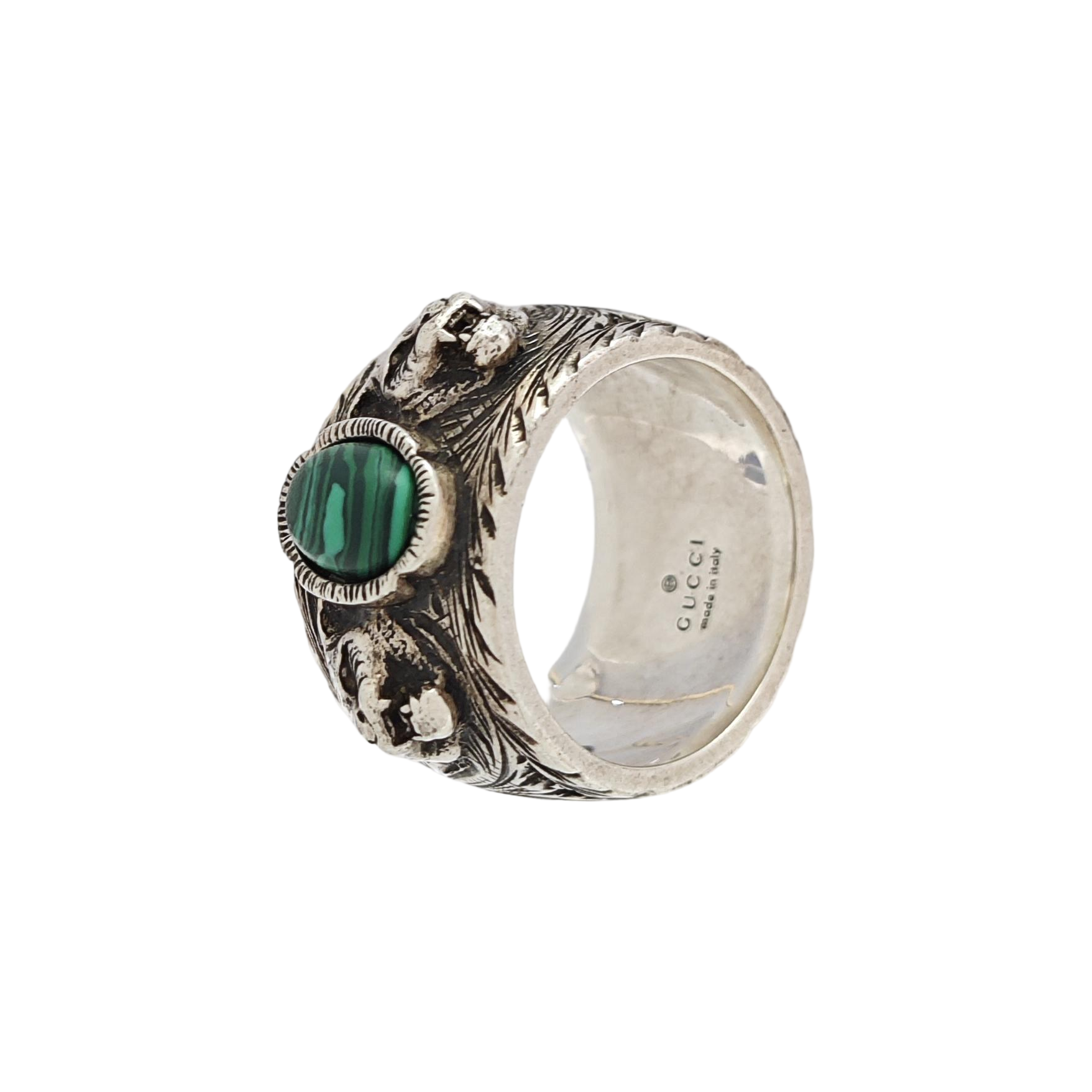 Gucci Garden 925 Sterling Silver Ring EU 60