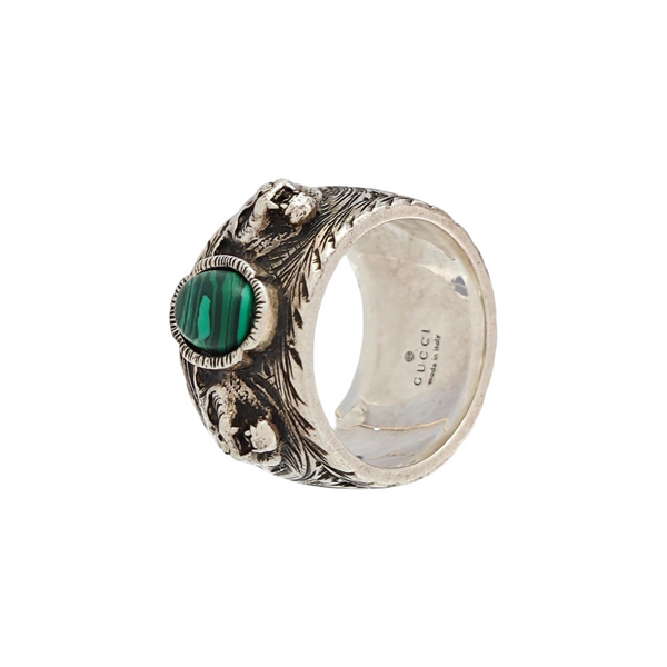 Gucci Garden 925 Sterling Silver Ring EU 60