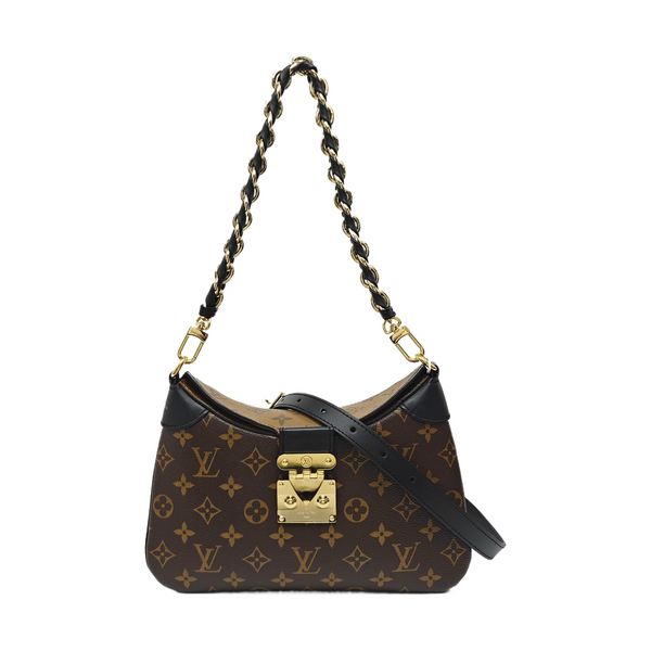 TWINNY Monogram Coated Canvas Brown