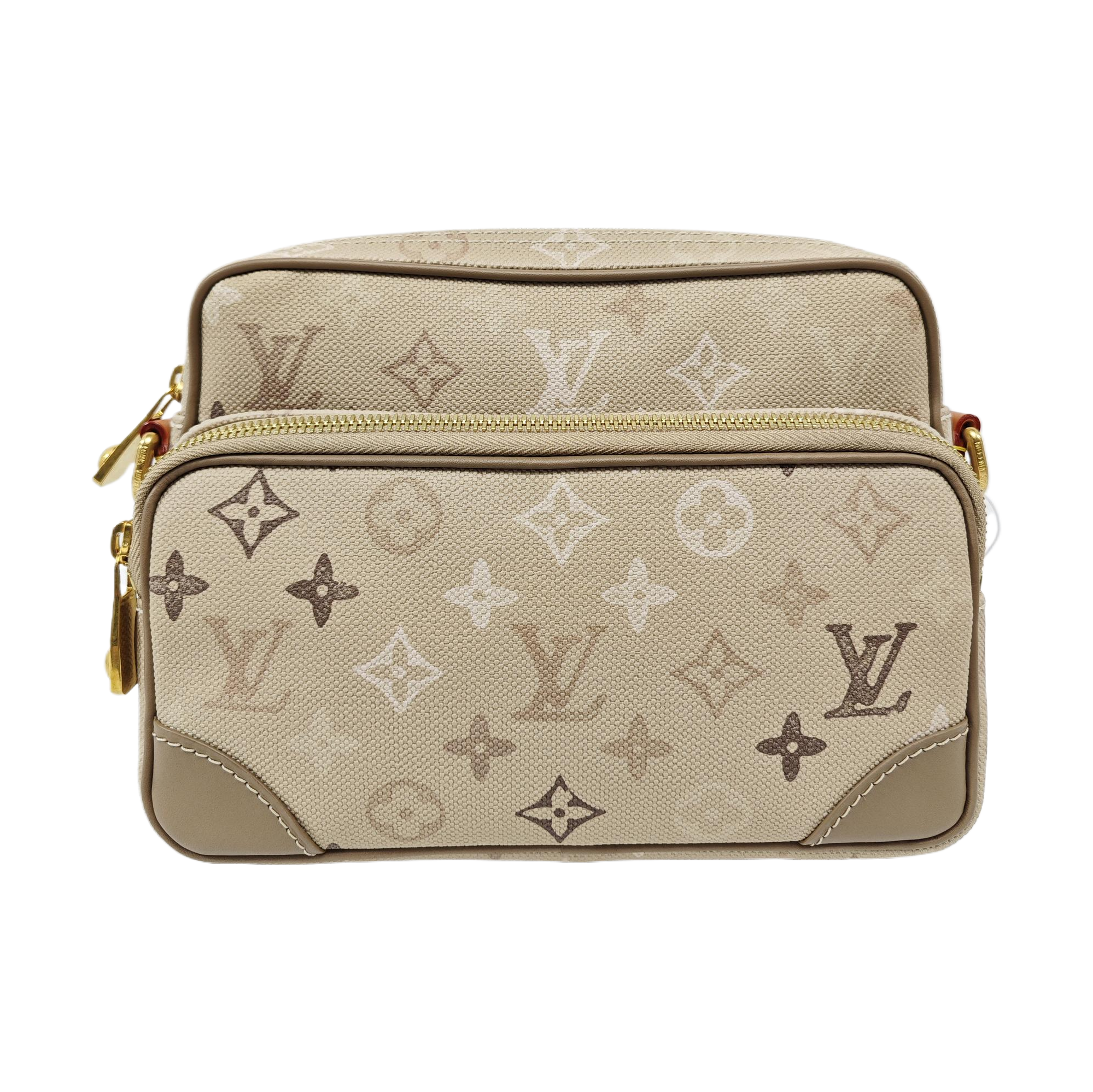 NIL Monogram Coated Canvas Green