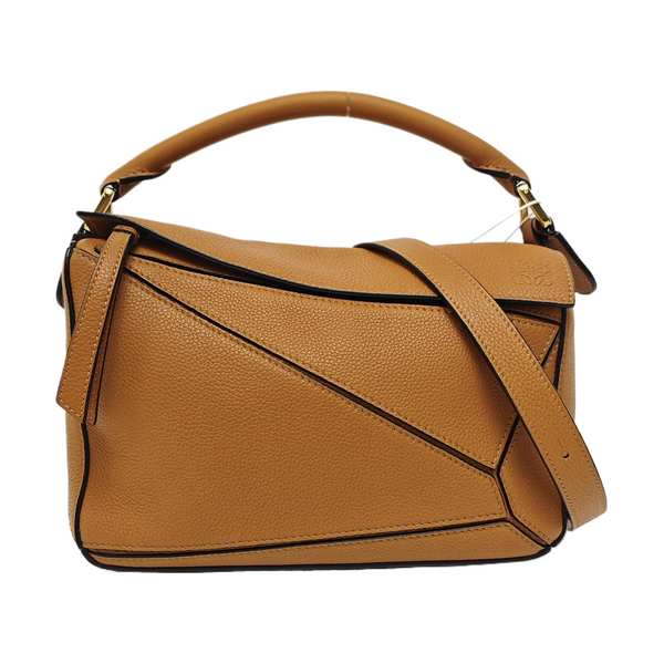 Puzzle Small Calfskin Brown