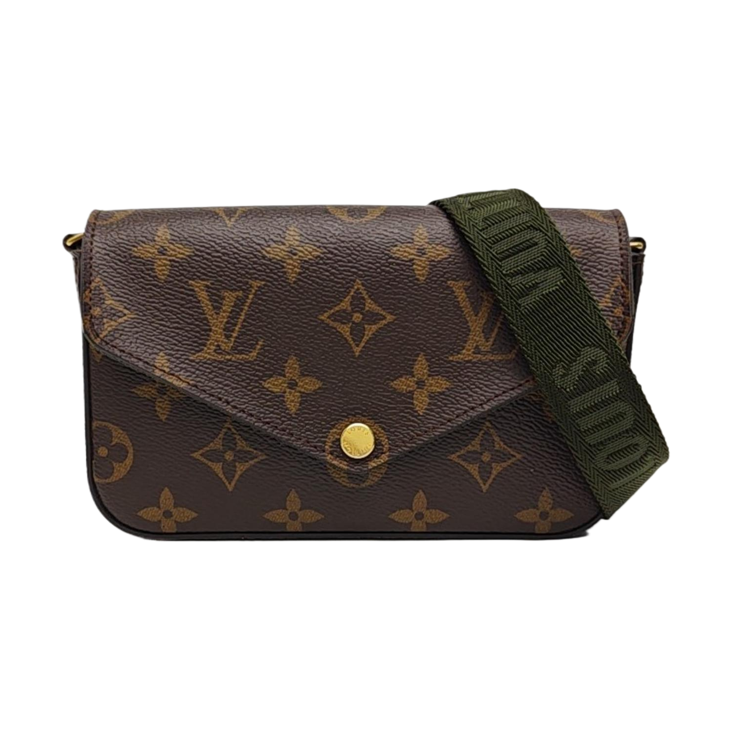 FÉLICIE Monogram Coated Canvas Brown
