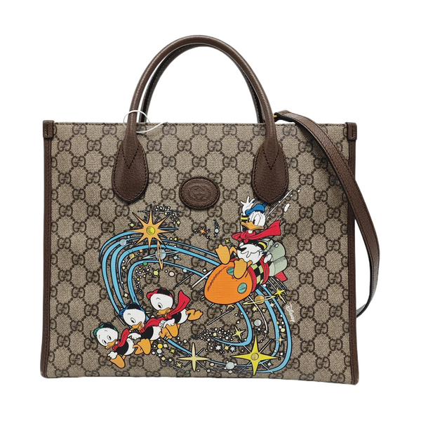 Disney X Gucci Monogram Coated Canvas Beige