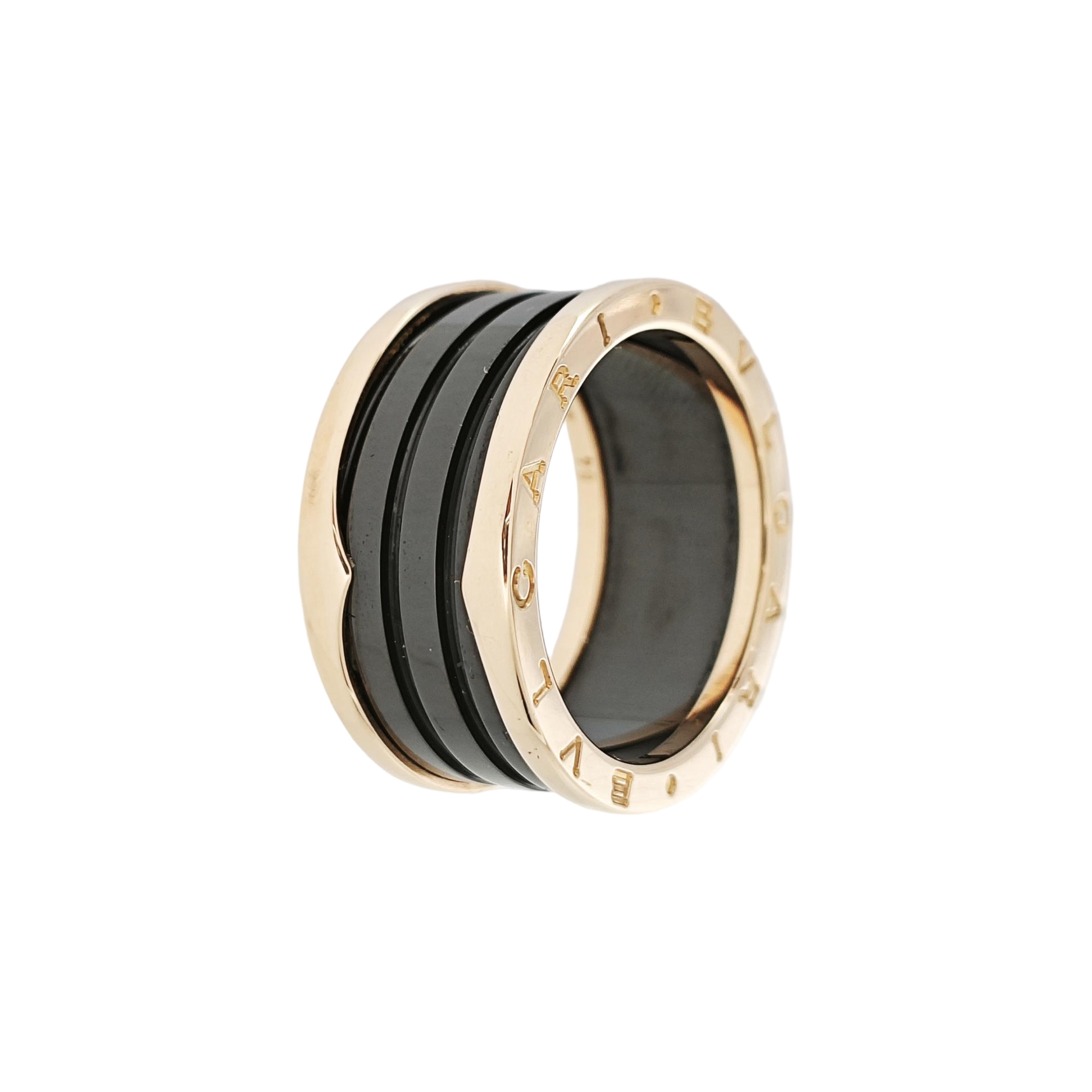 B.ZERO1 18k Rose Gold Ring EU 64