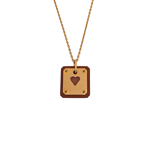 As De Coeur Metal Rose Gold Necklace