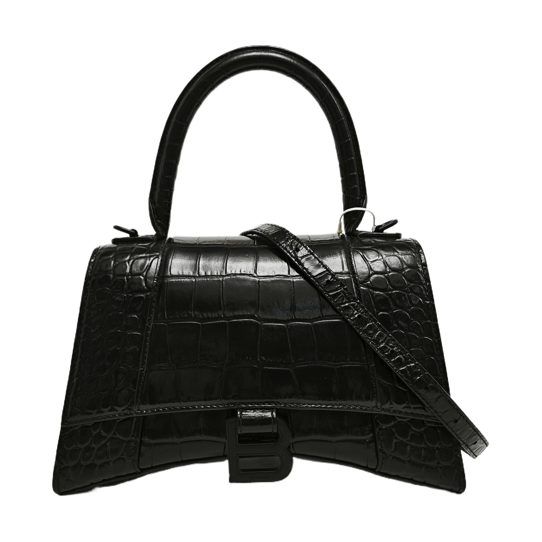 Hourglass S Calfskin Black
