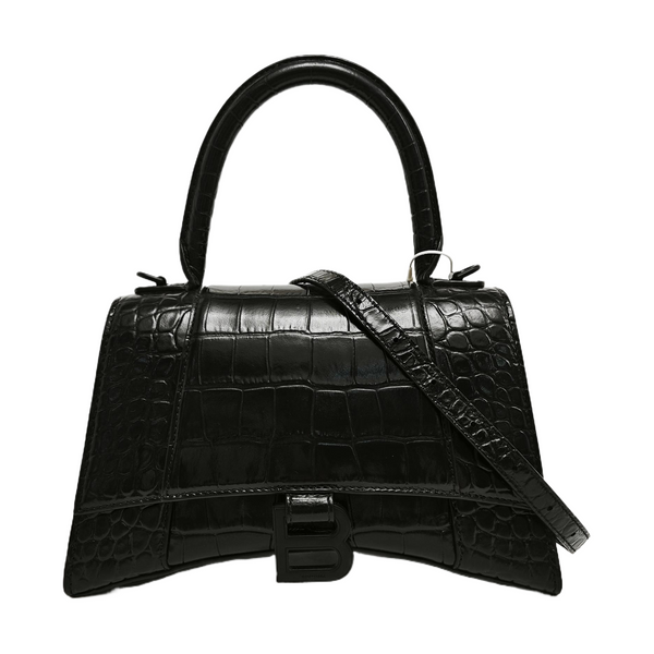 Hourglass S Calfskin Black