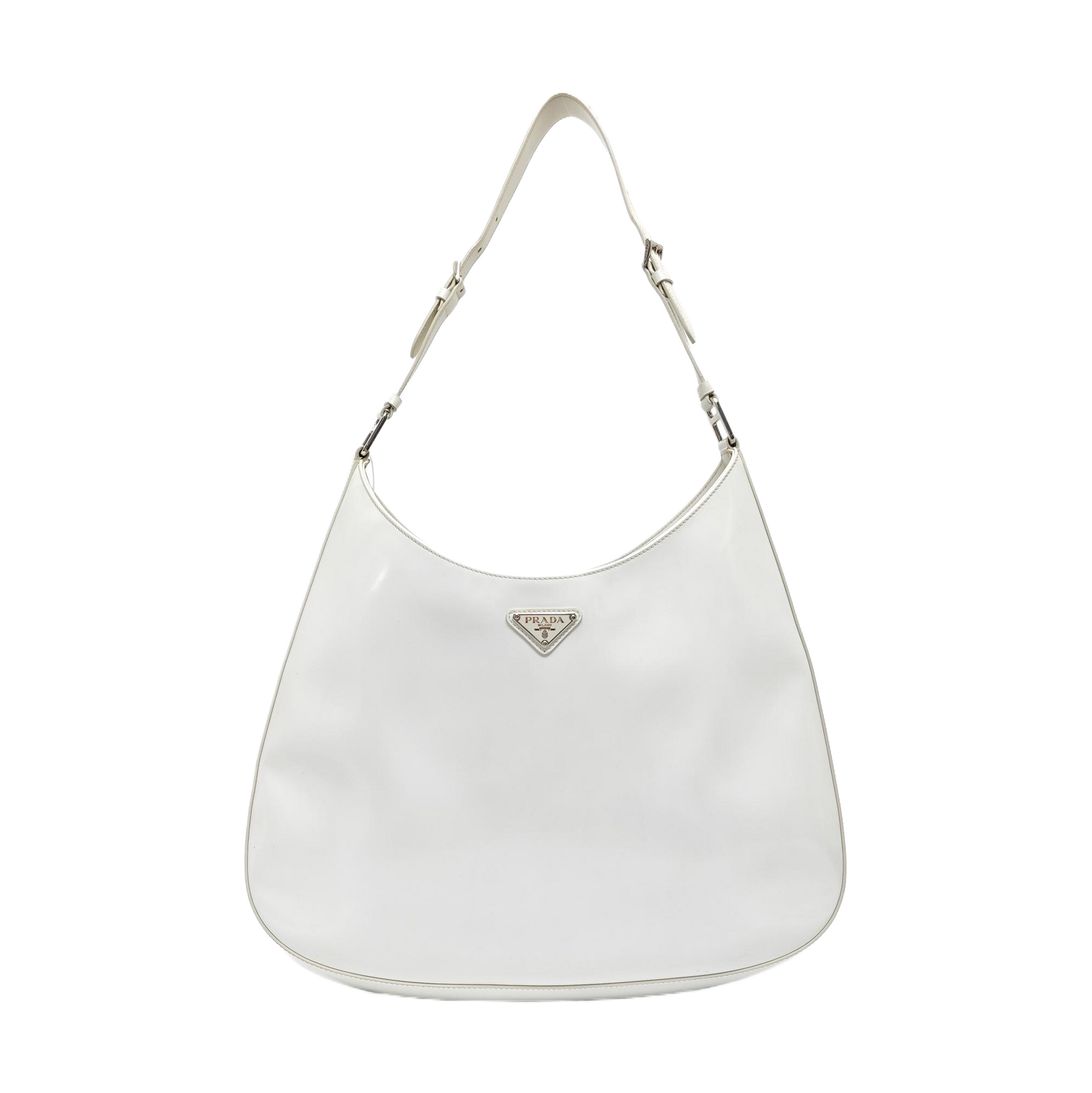 Cleo Medium Calfskin White