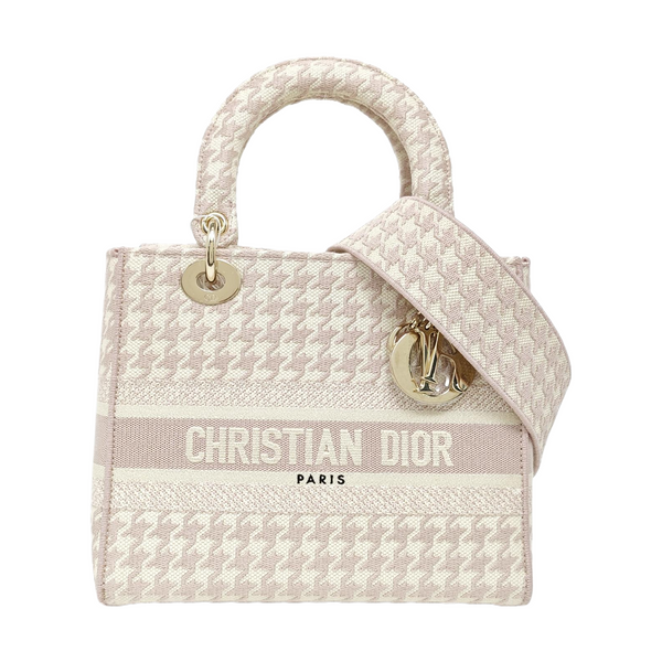 Authenticated pre-owned  Lady D-Lite Medium Fabric Multicolor - Tote Bag at Looply