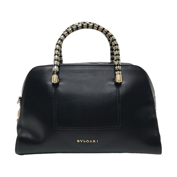 SERPENTI SCAGLIE Calfskin Black