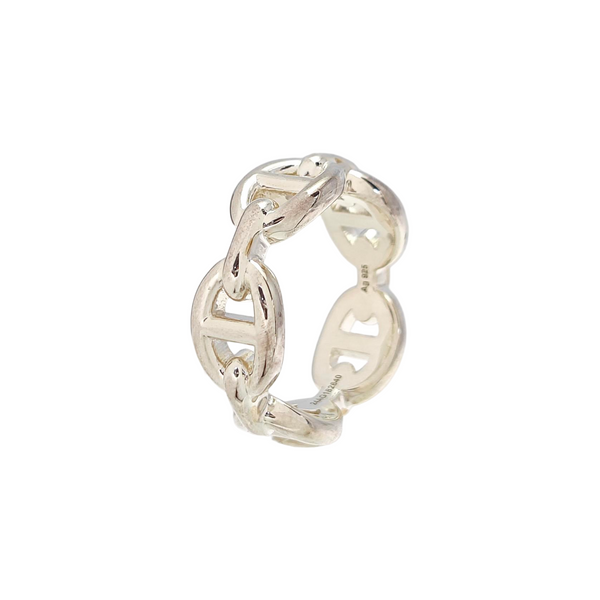 Chaine D'ancre Enchainee 925 Sterling Silver Ring EU 51