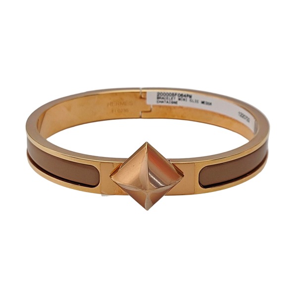 Clic H Metal Rose Gold Bangle