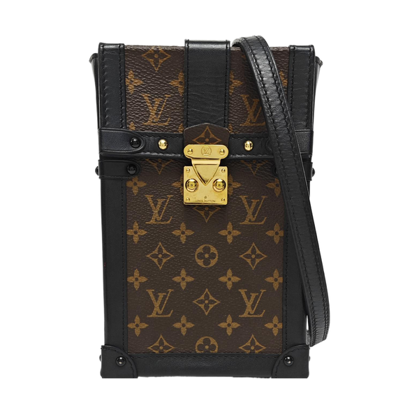 TRUNK Monogram Coated Canvas Brown