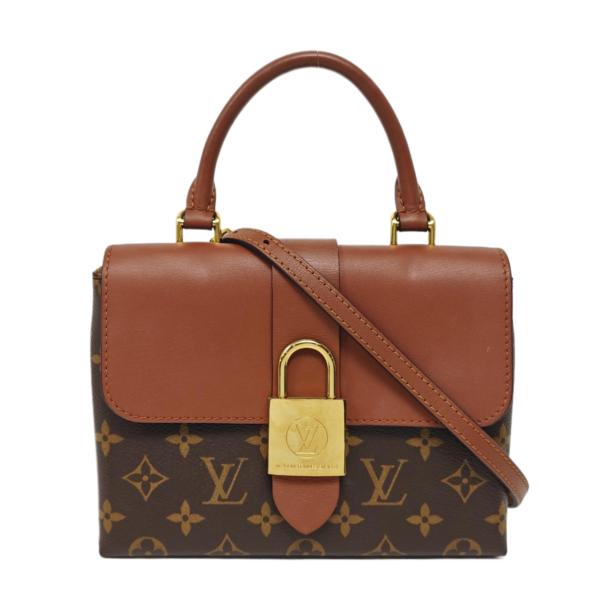 LOCKY BB Monogram Coated Canvas Brown