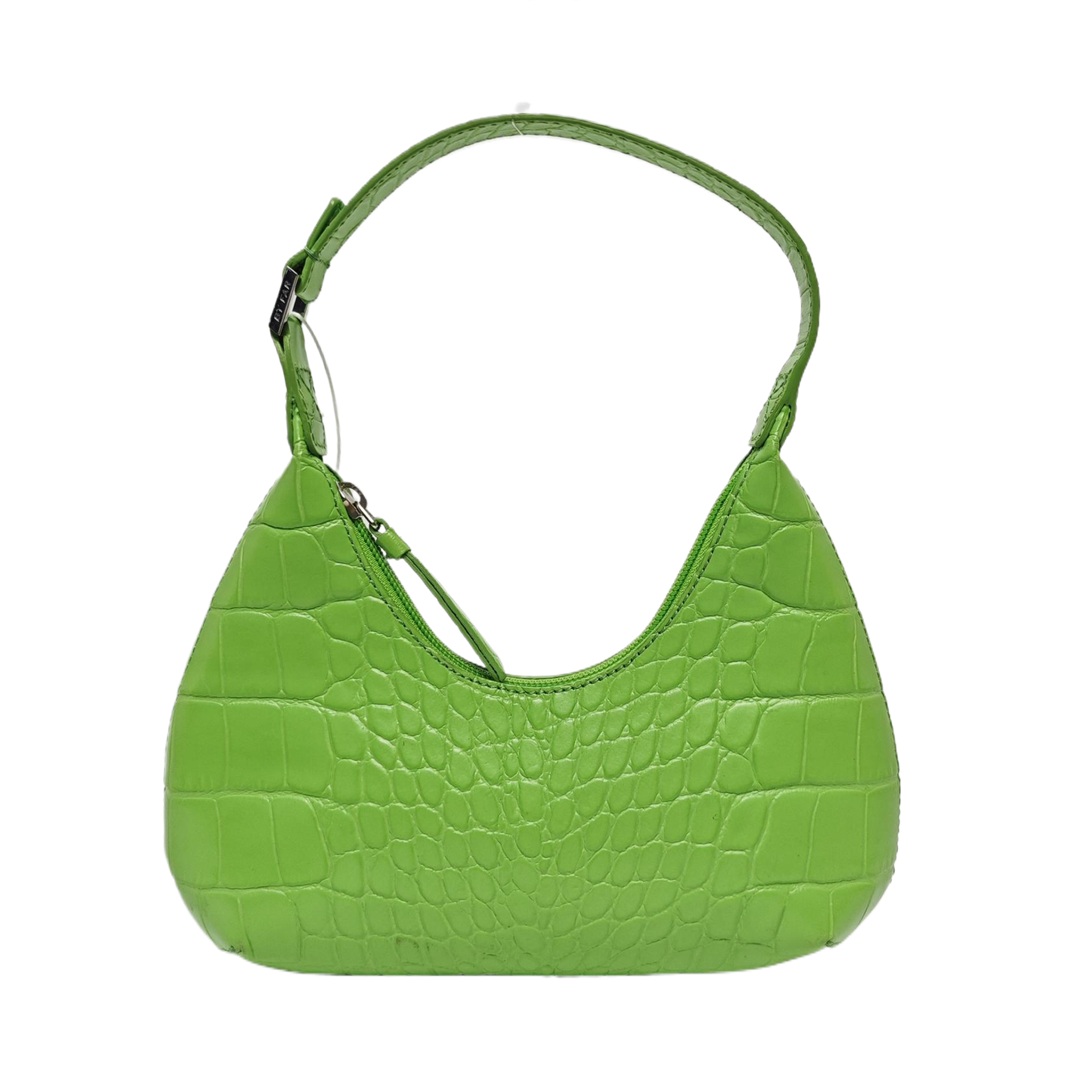 Leather Top Handle Bag Green