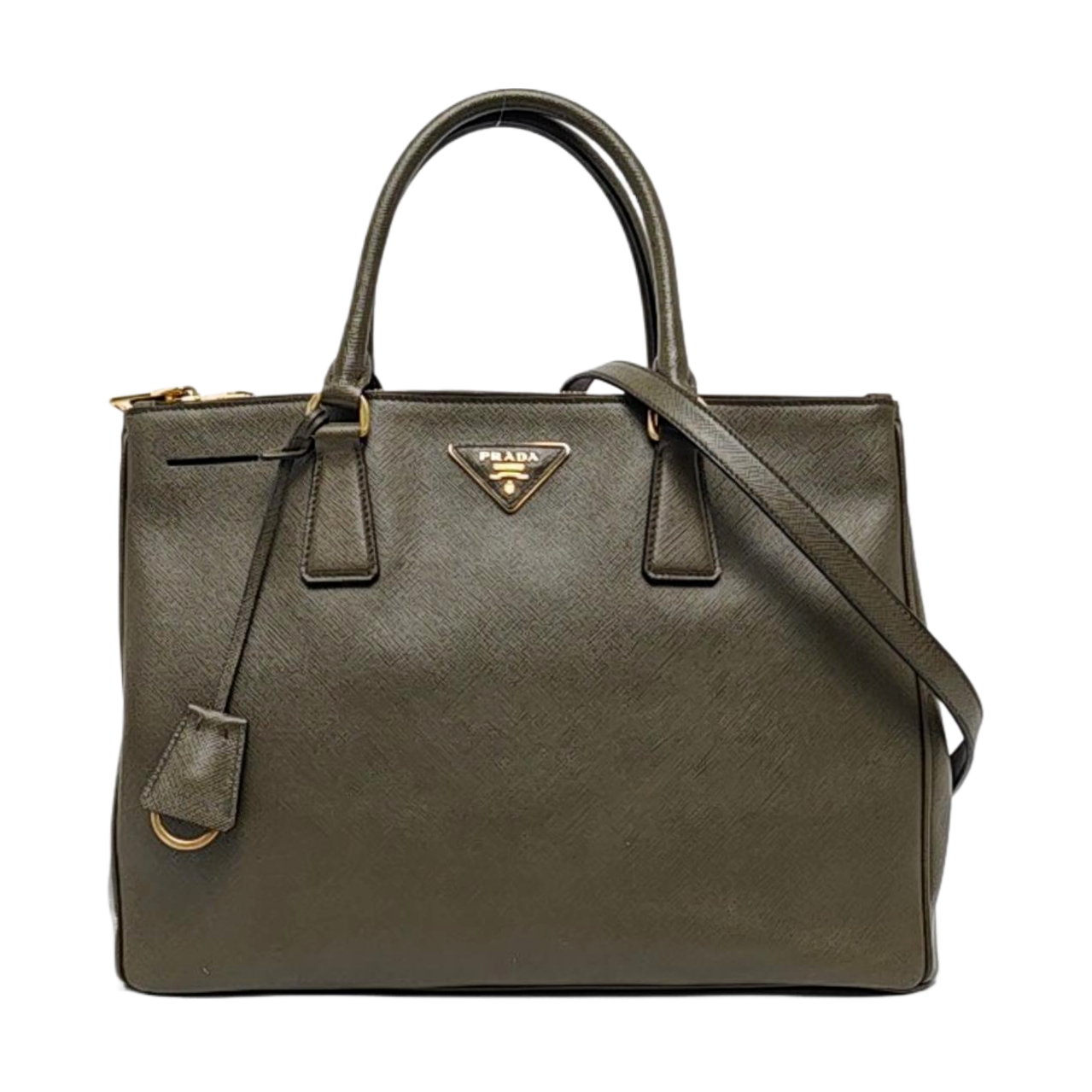 Galleria Extra Large Saffiano Calfskin Green