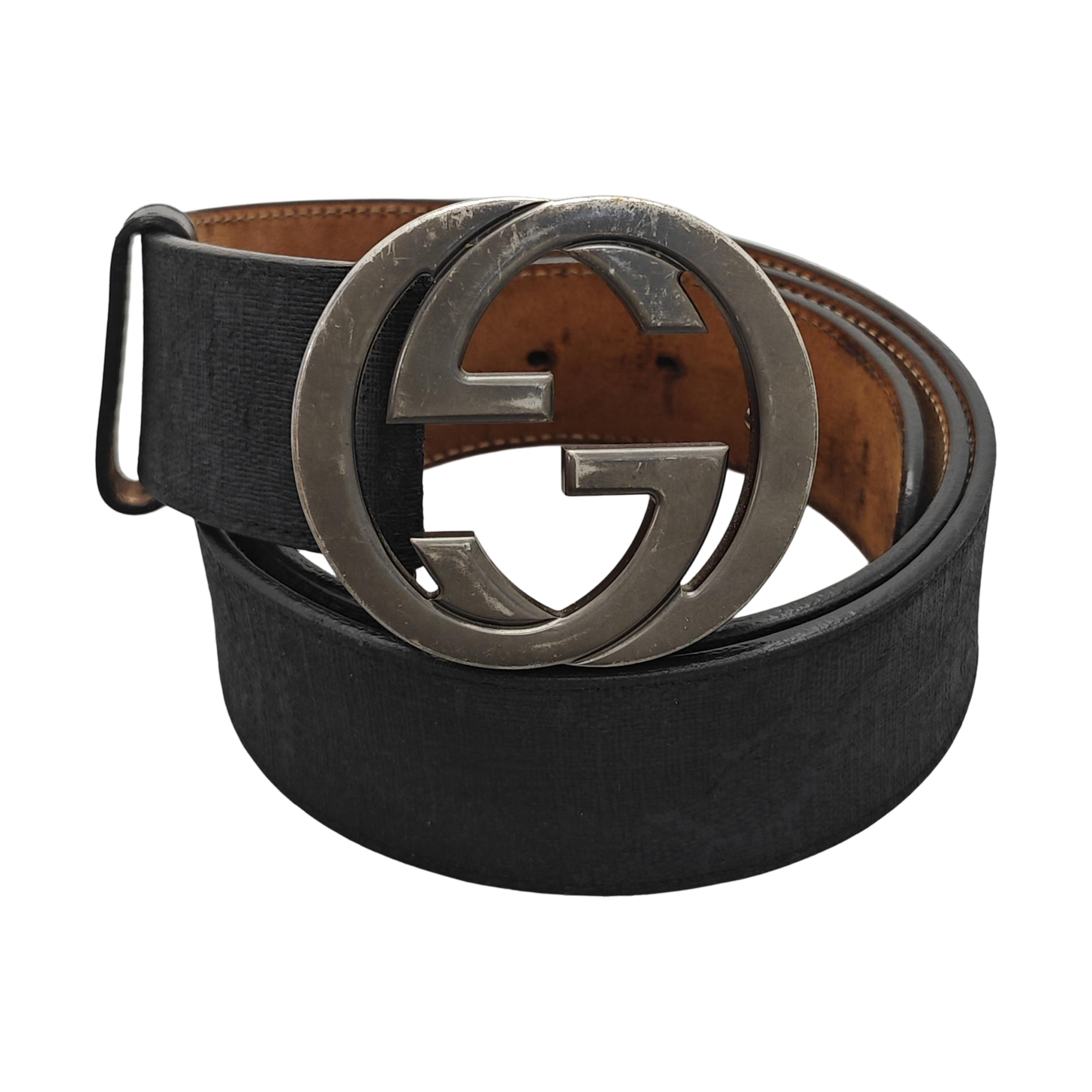 Coated Canvas Belt Black