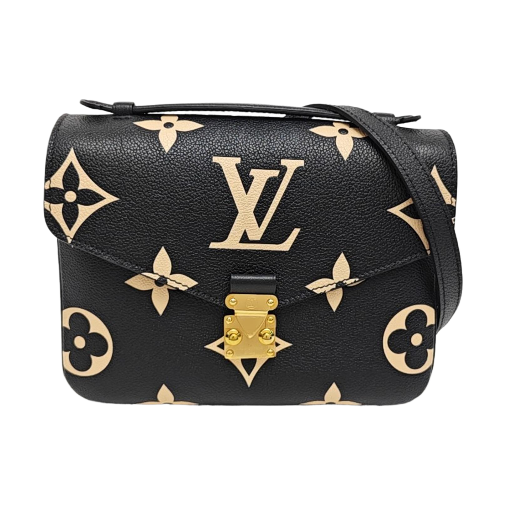 MÉTIS MM Monogram Calfskin Black