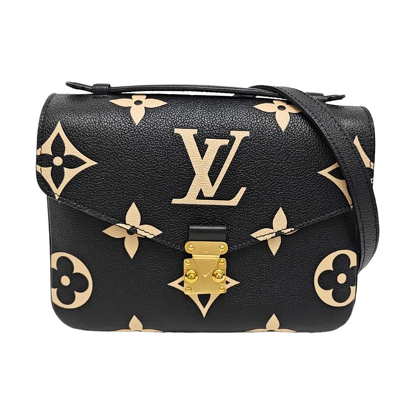 MÉTIS MM Monogram Calfskin Black