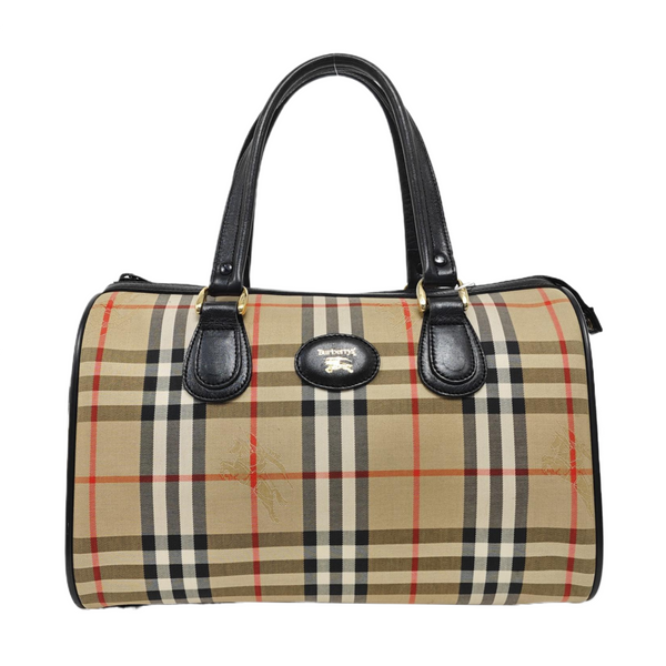 Canvas Top Handle Bag Beige