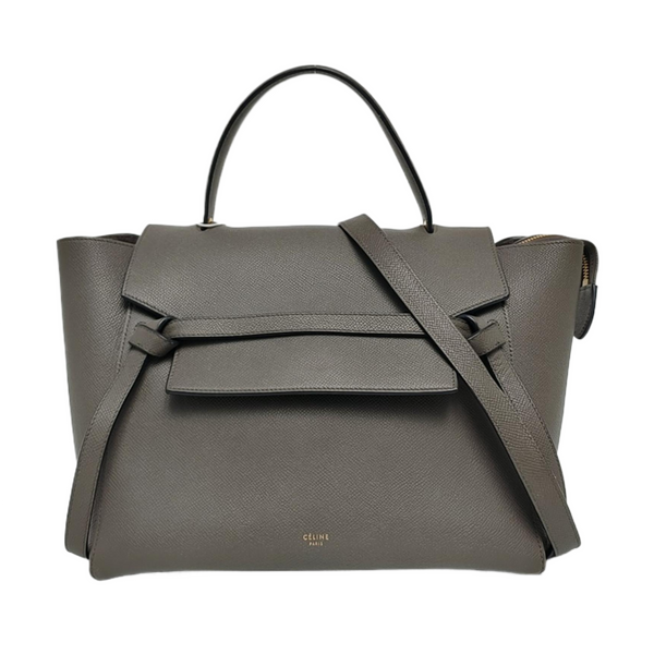 BELT Mini Calfskin Gray