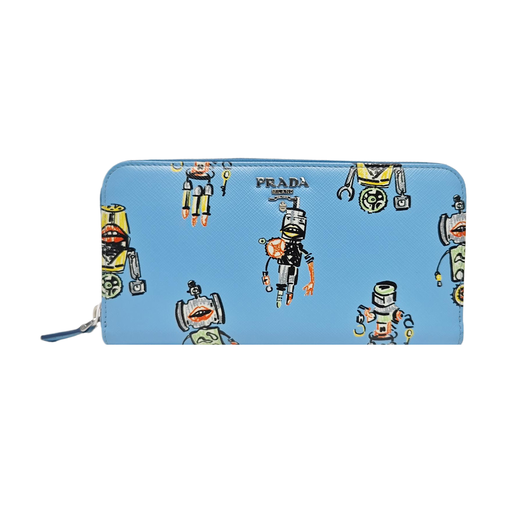 Calfskin Wallet Blue