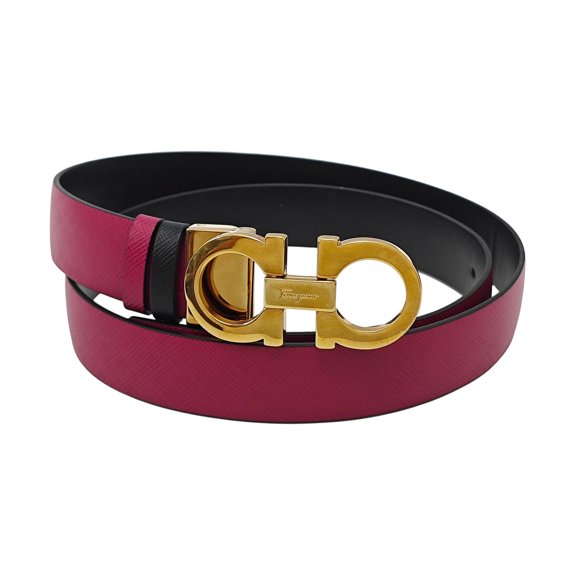 Leather Belt Red