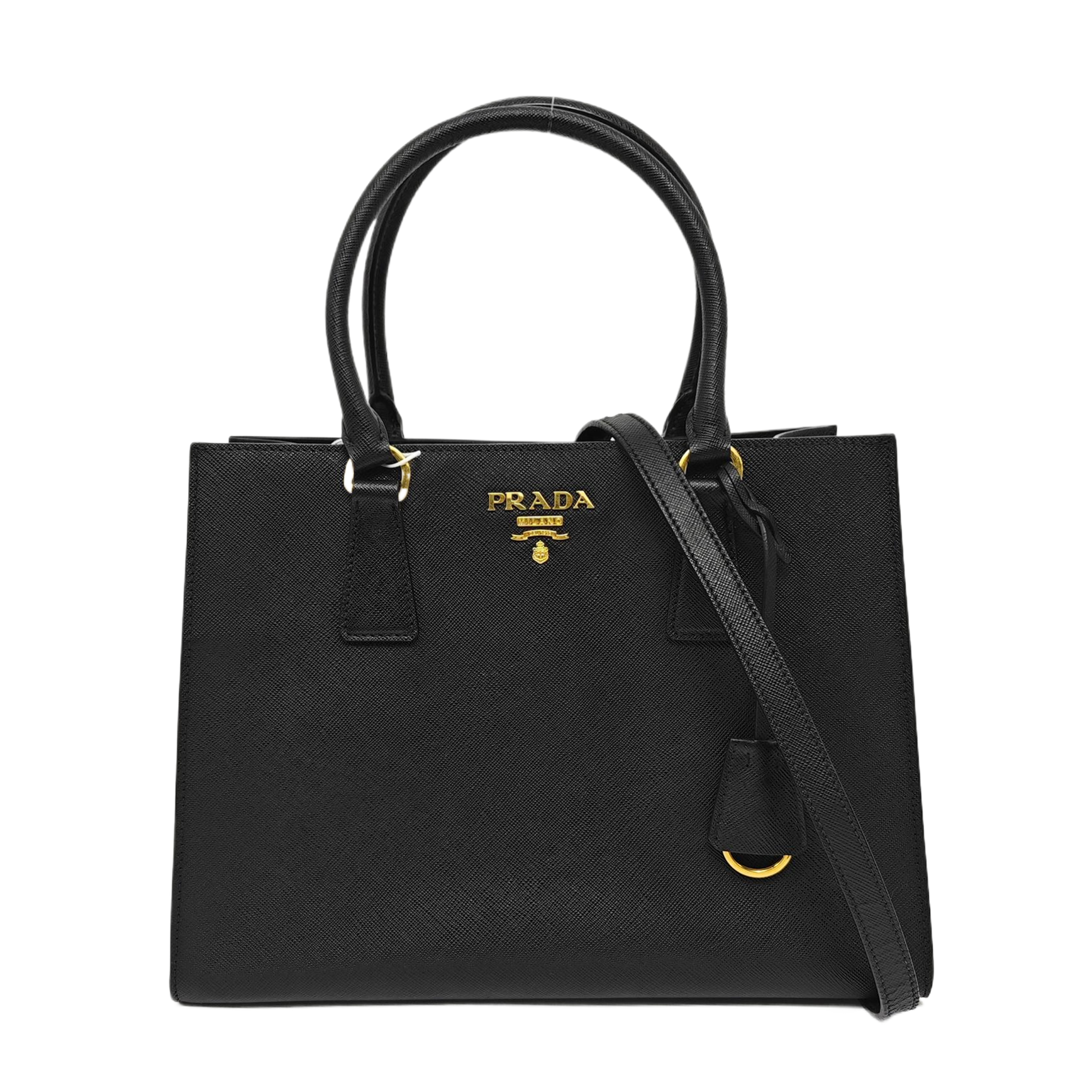 Bibliothèque Saffiano Calfskin Black