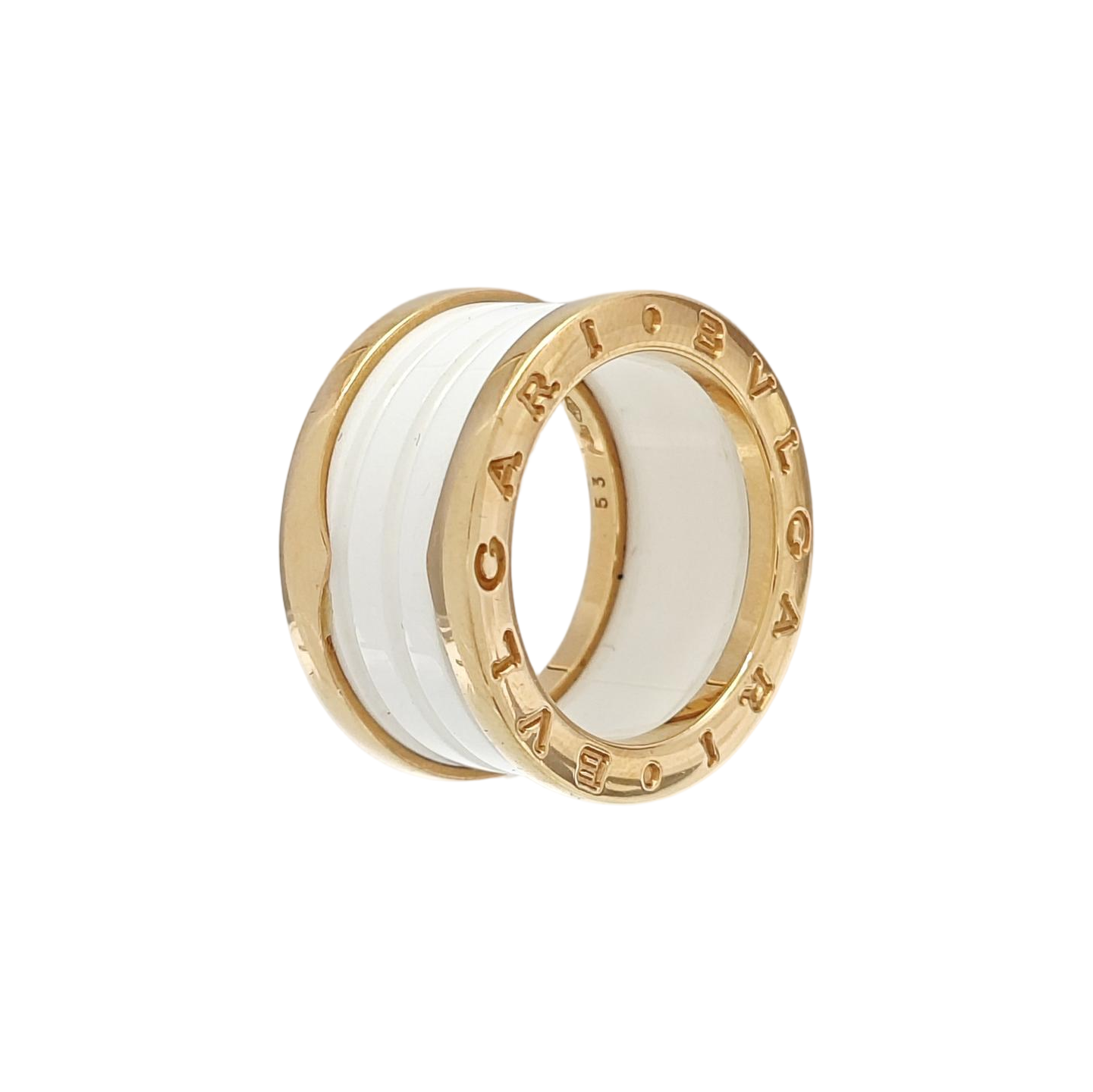 B.ZERO1 18k Rose Gold Ring EU 53
