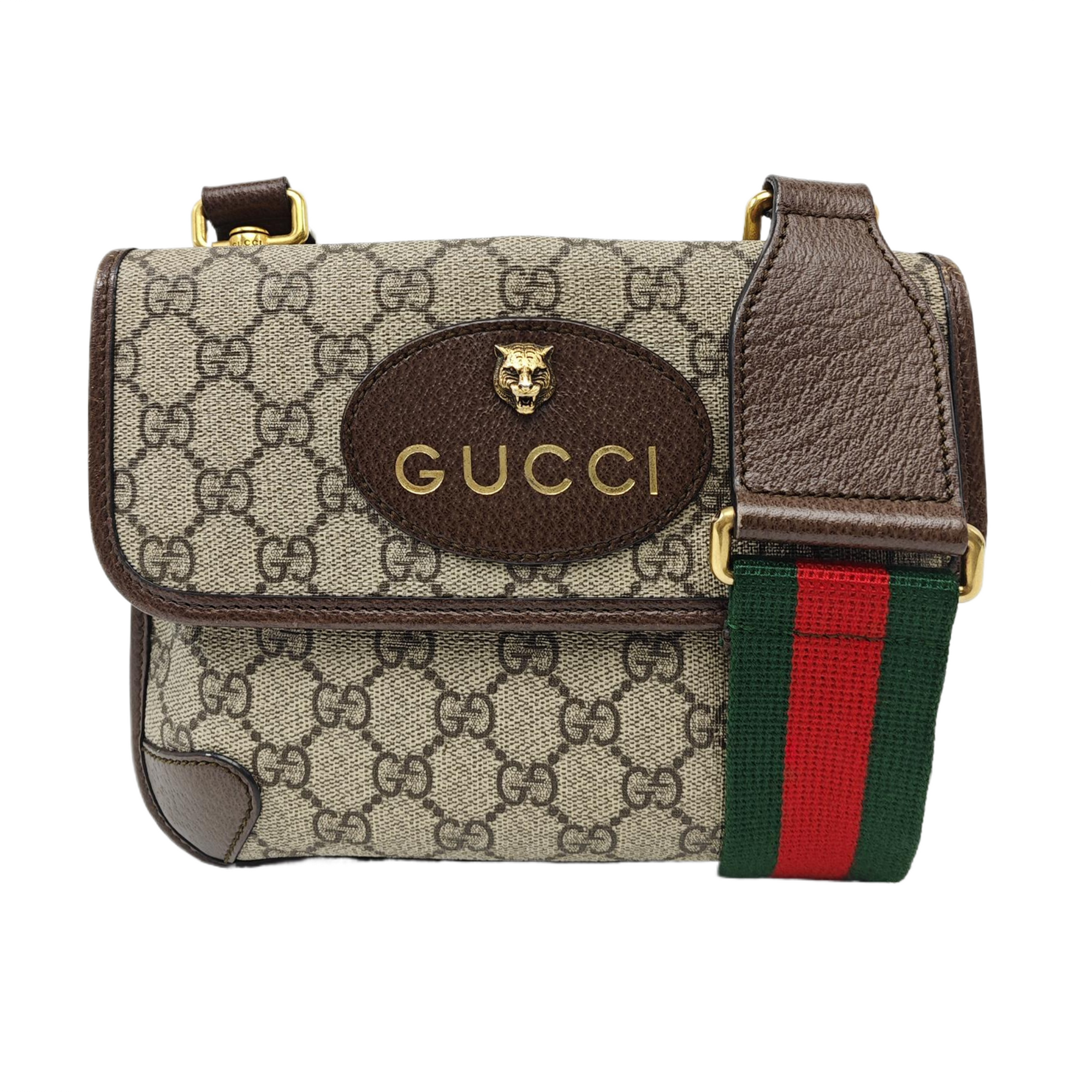 Neo Vintage Small Monogram Coated Canvas Beige