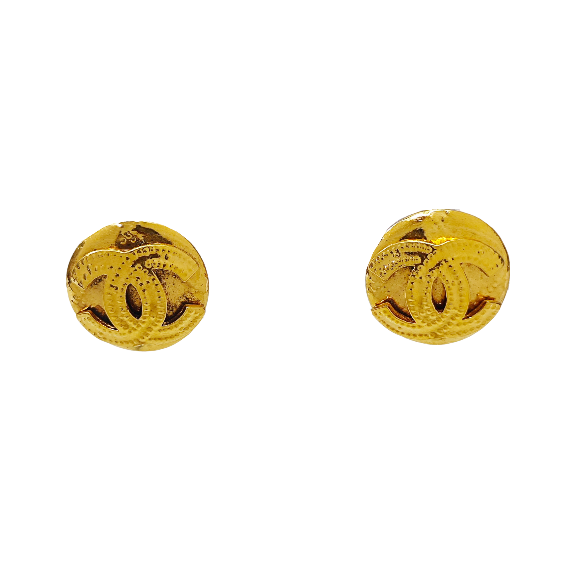 Metal Gold Clip On Earrings