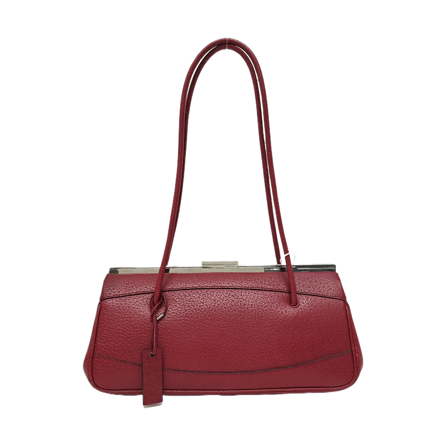Calfskin Top Handle Bag Red