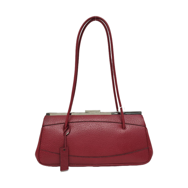 Calfskin Top Handle Bag Red